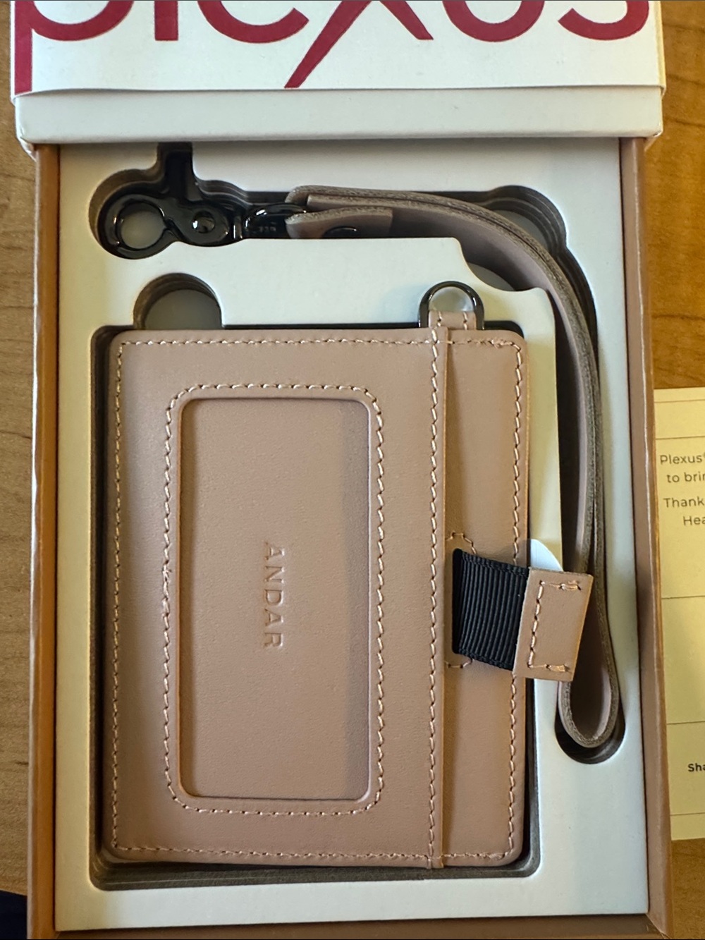 Andar RFID Travel Card Wallet - Blush Pink